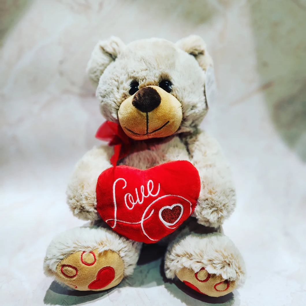 Love Heart Teddy – Rose Espresso Florist - Main Image